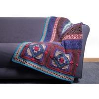 Diamond Geezer-ghan - Blanket - Deramores Tweedy DK - Yarn and Pattern Kit