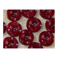 Dill Round 2 Hole Marble Effect Buttons Berry