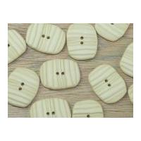 Dill Oval Textured 2 Hole Buttons Cream