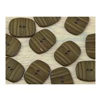 dill oval textured 2 hole buttons earth brown