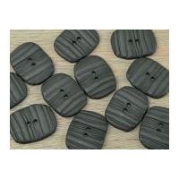 Dill Oval Textured 2 Hole Buttons Grey
