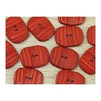 Dill Oval Textured 2 Hole Buttons Burnt Orange