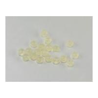 dill pearlised ball buttons 10mm cream