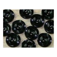 Dill Round 2 Hole Marble Effect Buttons Black