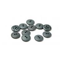 dill round snakeskin texture buttons grey