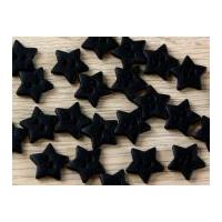 Dill Star Shape 2 Hole Plastic Buttons Black