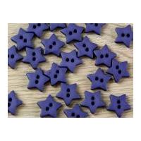 Dill Star Shape 2 Hole Plastic Buttons Mauve