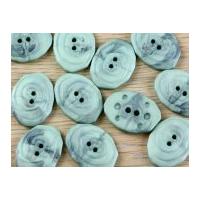 Dill Swirled Irregular Shape 2 Hole Plastic Buttons Mint Green