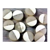 dill round plastic shank jacket coat buttons cream