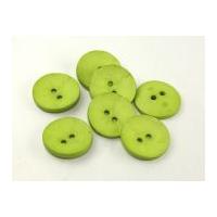 dill extra large round resin buttons lime green