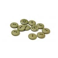 dill round snakeskin texture buttons khaki