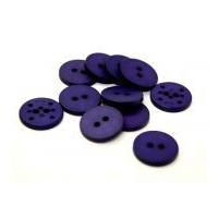 Dill Round Textured Matte Buttons Purple
