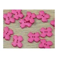Dill Cloverleaf Shaped 2 Hole Buttons Pink