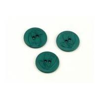 Dill Round Embossed Swirl Buttons Jade Green