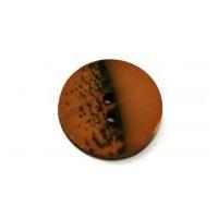 dill round abstract landscape coat buttons 18mm brown