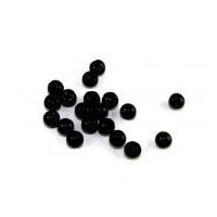 dill pearlised ball buttons 10mm black