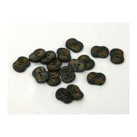 dill irregular natural look buttons 20mm brownmulti