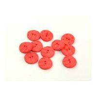 Dill Round Textured Buttons 28mm Coral Pink