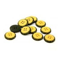 dill round two toned buttons yellow