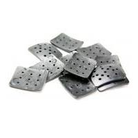 Dill Extra Large Rectangle 9 Hole Resin Buttons Black