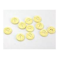 dill round selfmade buttons lemon yellow