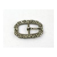 Dill Ornate Metal Buckles 20mm Silver