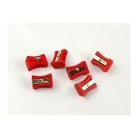 Dill Pencil Sharpener Buttons Red