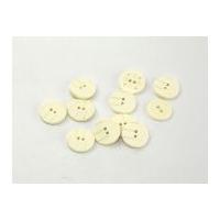 Dill Round Textured Buttons Cream