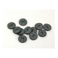 Dill Round Textured Buttons 25mm Grey