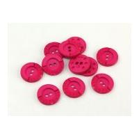 dill round selfmade buttons cerise pink