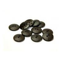 dill round snakeskin texture buttons dark brown