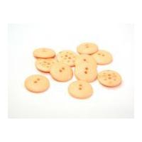 Dill Round Snakeskin Texture Buttons Peach