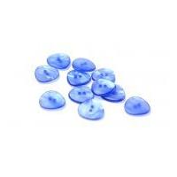 Dill Marble Triangle Shape Buttons Pale Blue