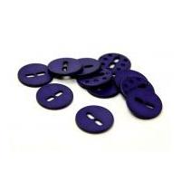 dill round large holed matte buttons 28mm purple