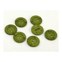 dill round selfmade buttons khaki green