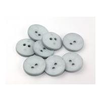 Dill Extra Large Round Resin Buttons Duck Egg