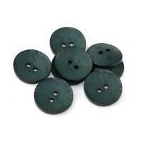 Dill Extra Large Round Resin Buttons Bottle Green