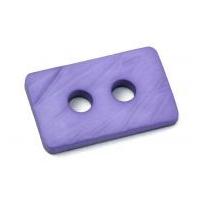 Dill Large Textured Rectangle Buttons 55mm Purple