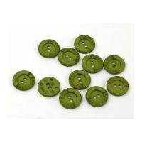 dill round selfmade buttons khaki green