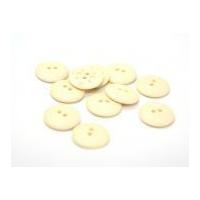 Dill Round Snakeskin Texture Buttons Cream