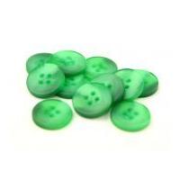 Dill Round Matted Buttons Green