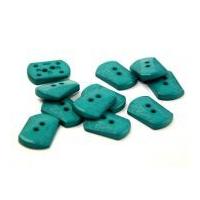 dill rectangular carved buttons bright green