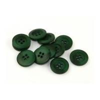 Dill Round Marble Effect Buttons Bottle Green