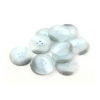 Dill Round Matted Buttons Ice Blue