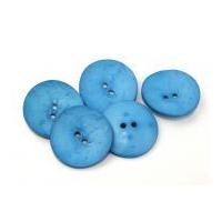 Dill Extra Large Round Resin Buttons Kingfisher