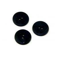 Dill Round Embossed Swirl Buttons 25mm Navy Blue