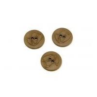 dill round embossed swirl buttons 20mm mushroom