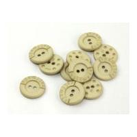 dill round selfmade buttons beige