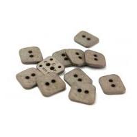 Dill Rounded Square Buttons Brown