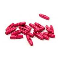 dill plastic toggle buttons 30mm deep pink